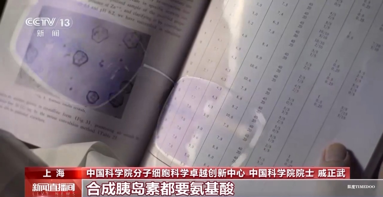 敢“啃”硬骨頭 他帶領(lǐng)團(tuán)隊(duì)合成了牛胰島素-肽度TIMEDOO
